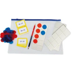 TimeTEX Schüler-Übungsset "Zahlenraum bis 20", 46-tlg. in Dokumentenmappe