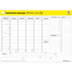TimeTEX Schreibtisch-Unterlage "Meine Woche"