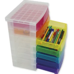 TimeTEX Schubladen-Box "Regenbogen", 7-farbig
