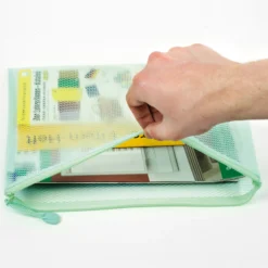 TimeTEX Set Flexo-Utensilien-Taschen farbig, 3-tlg.