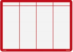 TimeTEX Set Rechenfelder-Folien A3, farbig, 6-tlg.