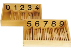 TimeTEX Spindelkästen 0-9, Druckschrift 