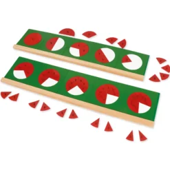 TimeTEX 2 Ständer für die metallenen Bruchrechenkreise "Montessori Premium"