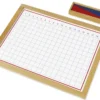 TimeTEX Streifenbrett zur Addition, im Holzrahmen "Montessori Premium"