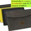 TimeTEX Tablet-Hülle aus Canvas mit Einstecktasche, 30x21 cm