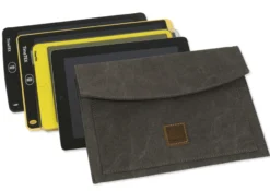 TimeTEX Tablet-Hülle aus Canvas mit Einstecktasche, 30x21 cm