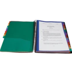 TimeTEX Tisch-Fächermappe 1-32 A4, farbig mit Verschlussgummi