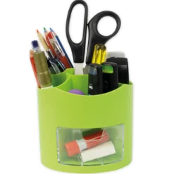 TimeTEX Tisch-Organizer mit Schubfach, drehbar, grün