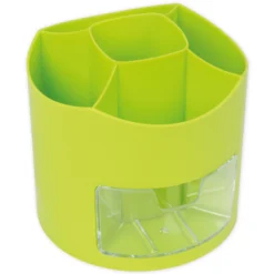 TimeTEX Tisch-Organizer mit Schubfach, drehbar, grün