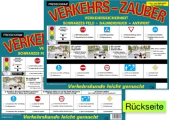 TimeTEX Zaubertafel "Verkehrserziehung" Fahrrad-Verkehrssicheheit