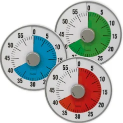 TimeTEX Zeitdauer-Uhr "lautlos" L, 19 cm ø