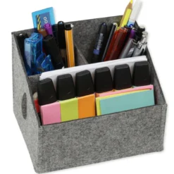 Tisch-Organizer "Filzi II" aus Filz, grau