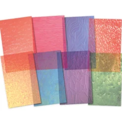 Transparentpapier "Gefrorenes Glas", 14x22 cm, 24 Blatt