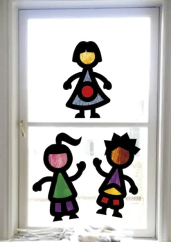 Transparentpapier-Rahmen "Freunde", 36 Stück