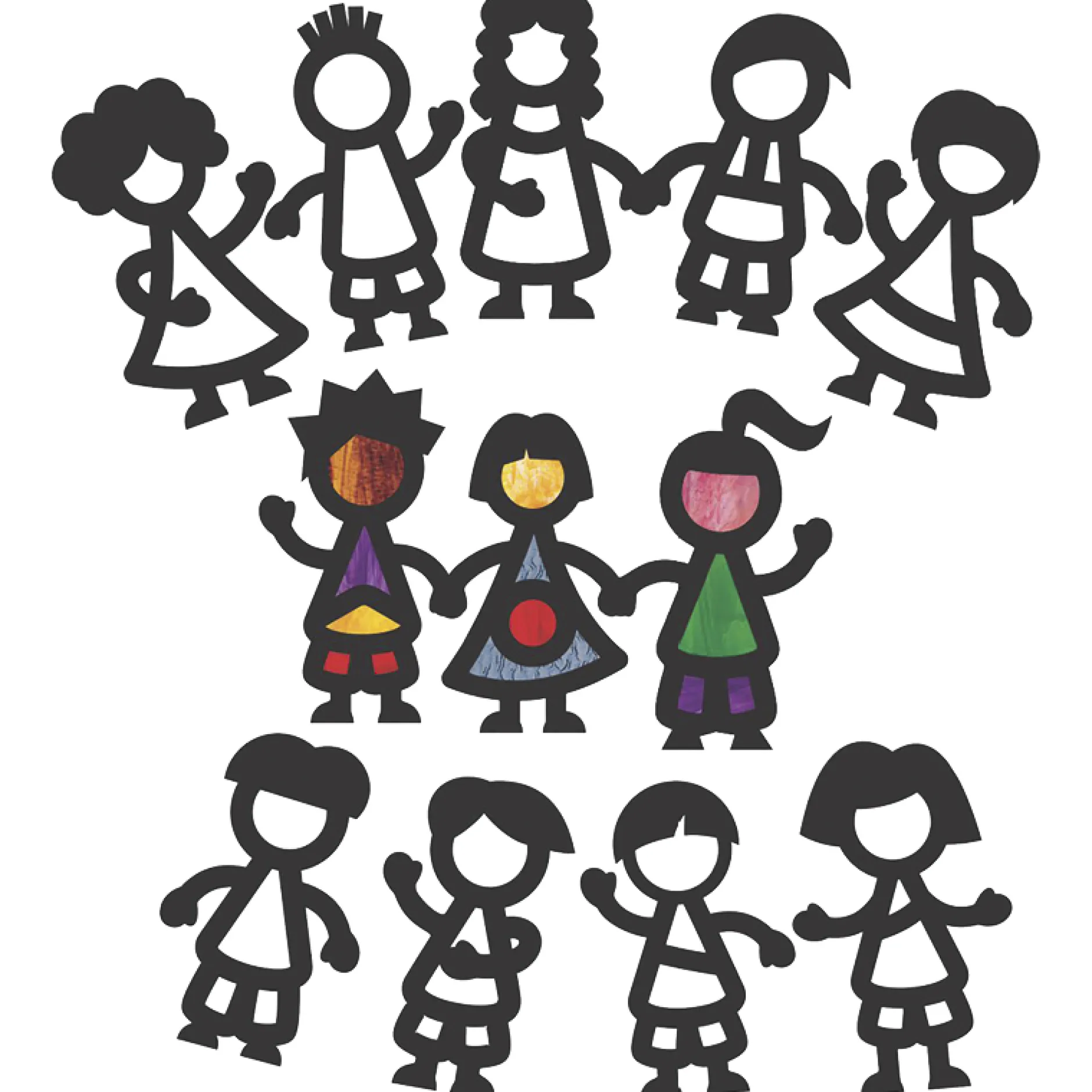 Transparentpapier-Rahmen "Freunde", 36 Stück