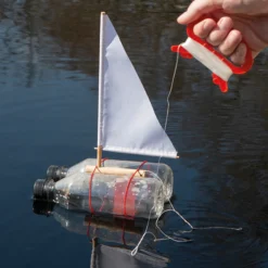 Upcycling-Segelboot, Bastelset