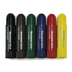 Wachsmal-Sticks 6 Farben als Drehstift