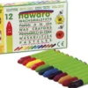 Wachsmalstifte nawaro, 12-tlg.