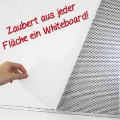 Whiteboard-Folie statisch, 20 m auf Rolle, weiß matt