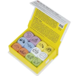 Würfel-Set "Weltreise", 12-tlg., 20 mm in Box