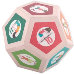 Yoga-Set für Kinder mit Würfel und Karten, 13-tlg.