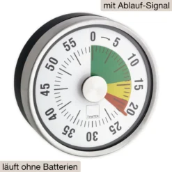 Zeitdauer-Uhr "Automatik" Compact mit Magnet und Ampelscheibe