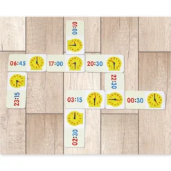 Zeit-Domino 1-24 Uhr, 36-tlg.